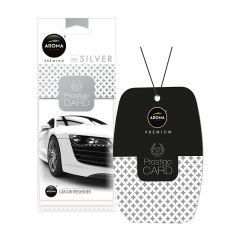 أروما  معطر سيارة برستيج ورق سيلفر