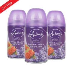 أمبريز معطر جو اوتوماتيك250 مل لافندر و كرانبيري (2+1 مجاناً)