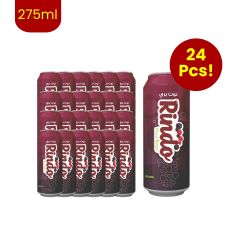 Rindo Soft Drink With Raspberry Flavor 250 ml - 24 Pcs