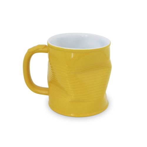 Ceraflame Squashed 320 ml Mug Yellow
