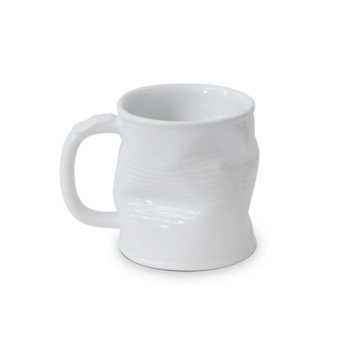 Ceraflame Squashed 320 ml Mug White