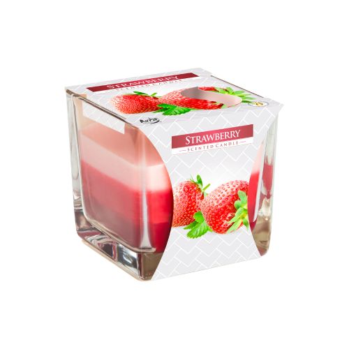 Aura 3 Coloured Scented Candle 170G - Strawberry