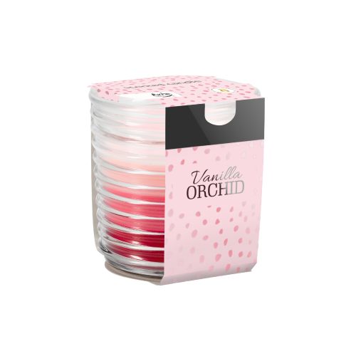 AURA 3 COLOURED SCENTED CANDLE 130G - Vanilla - Orchid