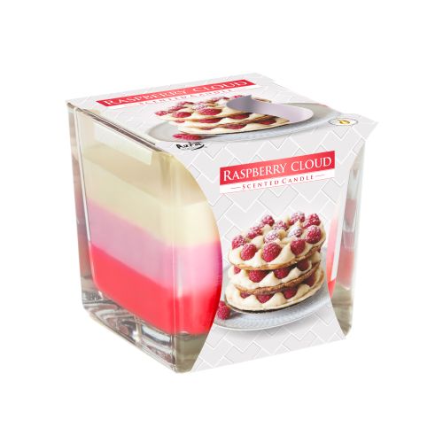 Aura 3 Coloured Scented Candle 170G - Raspberry Cloud