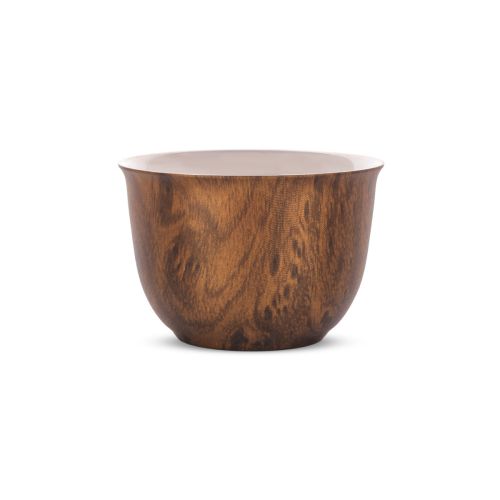 Arabic Coffee Cup Stainless 80 Ml Wooden