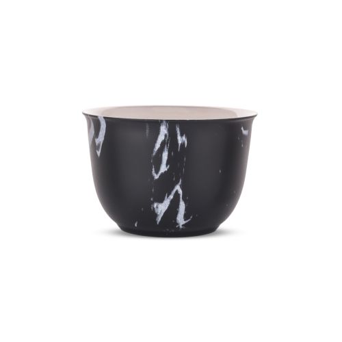 Arabic Coffee Cup Stainless 80 Ml Black Marble