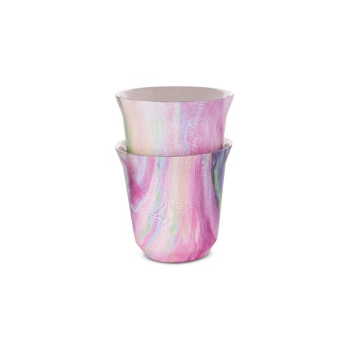 Colors Stainless Cup - 2 Pcs 80 Ml