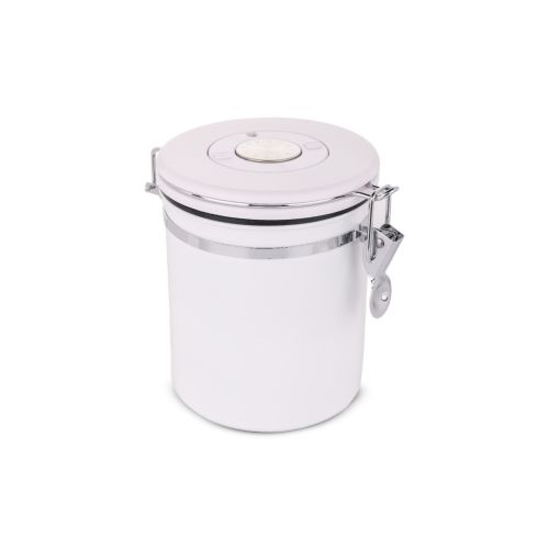 Stainless Coffee Canister 1.5L White