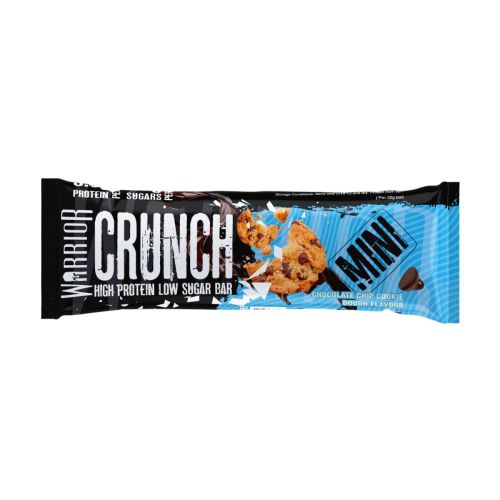 Warrior Crunch Mini Protein Bar 32g Chocolate Chip Cookies