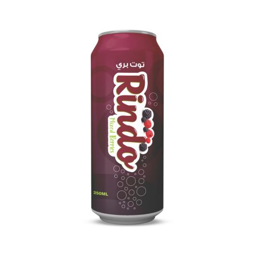 ريندو  مشروب غازي بطعم التوت 250 مل