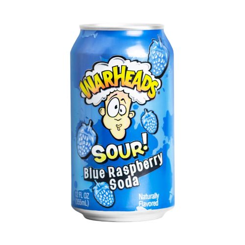Warheads - Blue Raspberry Sour Soda 355ML 