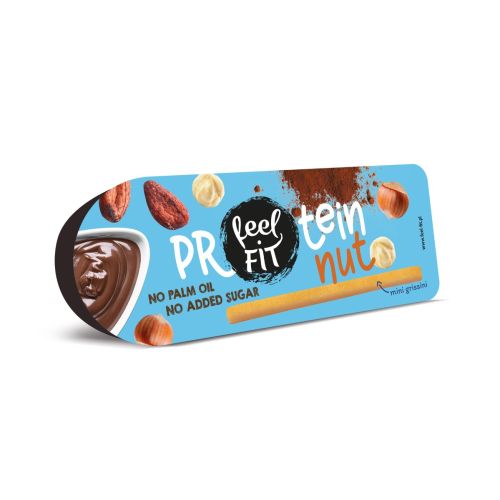 فييل فيت - شوكولاتة بروتين البندق وقطع البسكويت 25جم