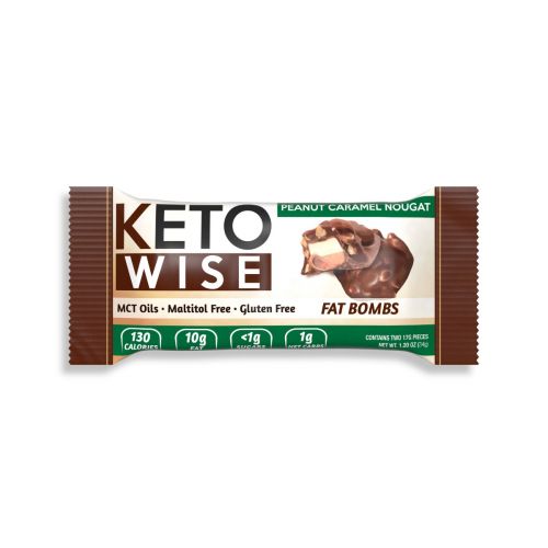 Keto Wise - Peanut Caramel Nougat 34G
