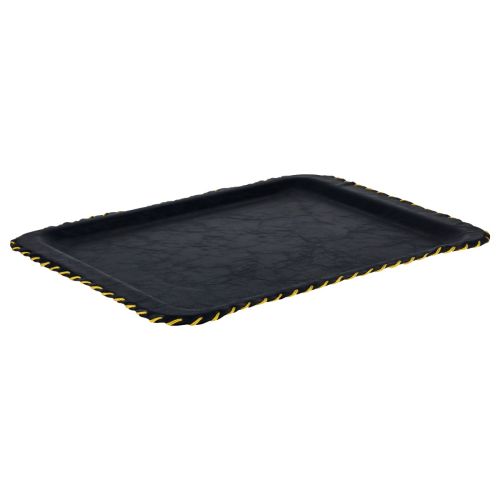 Leather Rectangular Tray (27x38 cm) Navy Blue