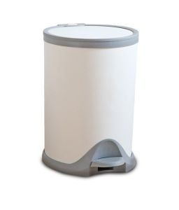 Premium Care Pedestal Trash can 8 Lt. gray