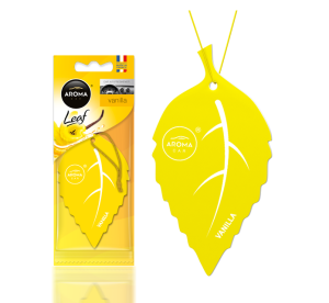 Aroma Car Air Freshener Leaf Vanilla