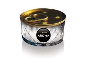 Aroma Car Air Freshener Organic Can 40 g Black