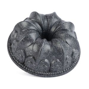 Thermo AD Granite Cake Mold Daisy 24 cm Gray