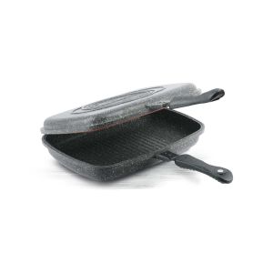 Thermo AD Granite Double Grill Pan 40 x 25 cm Gray