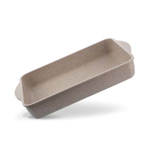 Thermo AD Granite Rectangular Tray Set of 2 PCS 25x35, 25x30 cm Beige