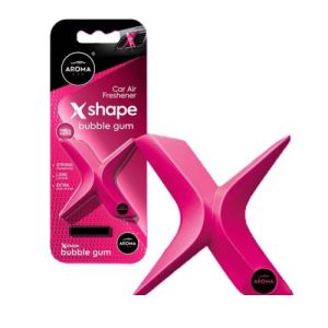 Aroma Car X Shape Bubble Gum