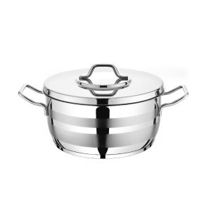 فيفالدي طنجره عميقة ستانلس ستيل جامبو 24 سم