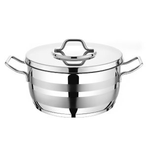 Vivaldi Stainless Steel Jumbo Deep Pot 28 cm