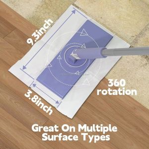 Microfiber flat mop W-180