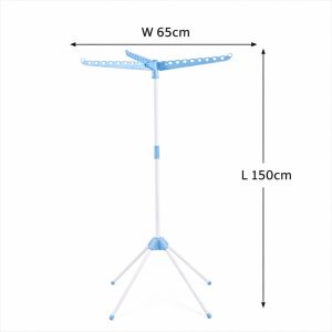Premium Care Foldable Clothes Drying Rack 68x68x150 cm