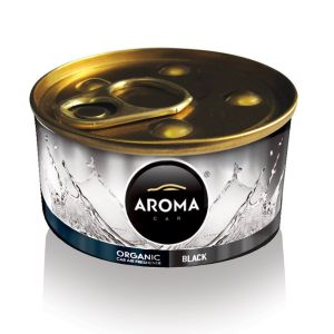 Aroma Car Air Freshener Organic Can 40 g Black