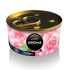 Aroma Car Air Freshener Organic Can 40 g Rose