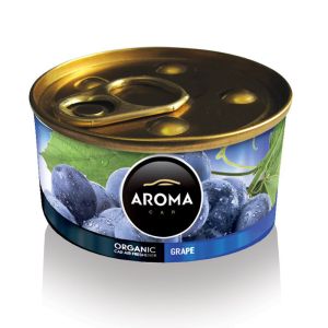 Aroma Car Air Freshener Organic Can 40 g Grape