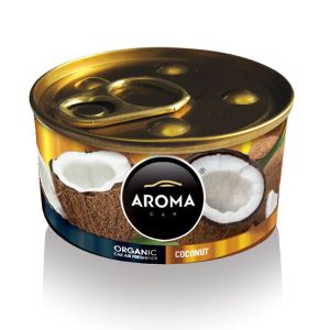 Aroma Car Air Freshener Organic Can 40 g Coconut