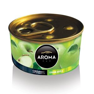 Aroma Car Air Freshener Organic Can 40 g Green Apple