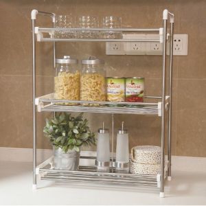 Premium Care Stainless Steel Storage Stand Three-Tiers