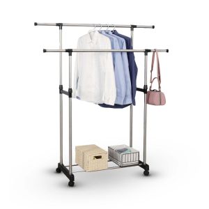 Premium Care Stainless Steel Double Pole Clothes Hanger