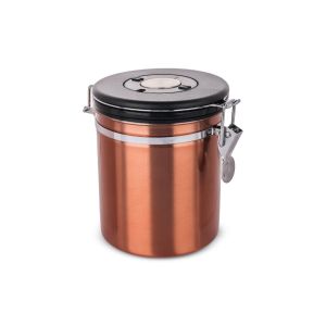 Stainless Steel Coffee Canister 1.5L Rose Gold