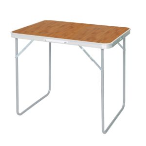 Aluminum And Steel Folding Table, 60*80 Cm