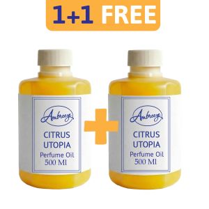 Ambreeze Essential Oil Diffuser Refill Citrus Utopia 500 Ml + 500 Ml Free