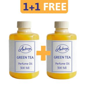 Ambreeze Essential Oil Diffuser Refill Green Tea 500 Ml + 500 Ml Free