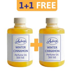 Ambreeze Essential Oil Diffuser Refill Winter Cinnamon sant 500 Ml + 500 Ml Free