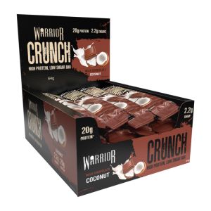 Warrior Crunch Protein Bar 64g Milk Chocolate Coconut 12 Pcs