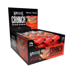 Warrior Crunch Protein Bar 64 g Peanut Butter Cup Flavor 12 Pcs