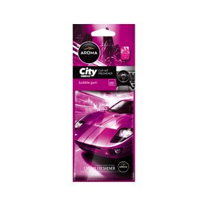 Aroma Car Air Freshener Paper City Bubble Gum