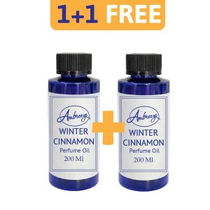 Ambreeze Essential Oil Diffuser Refill Winter Cinnamon sant 200 Ml + 200 Ml Free
