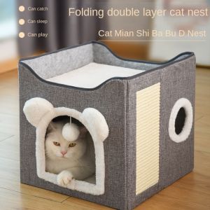 Pet House With Bed + Toy