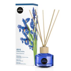 Aroma Home Air Freshener Sticks 50 ml Iris With A White Rose