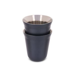 Espresso Stainless Steel Cup 2 PCS 170 ml Blue