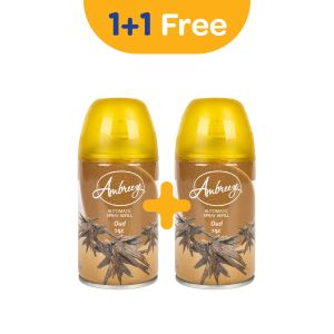 Ambreeze Air Freshener Automatic 250 ml Oud 1 + 1 Free