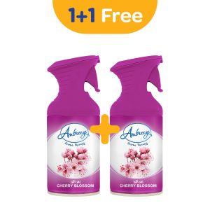 Ambreeze Air Freshener Aroma Therapy 250 ml Cherry Blossom 1 + 1 Free